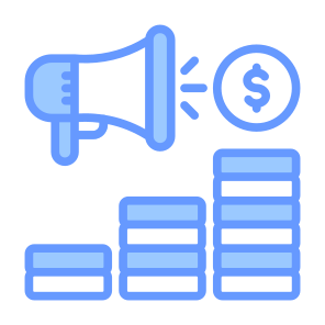 Budget, Money, Marketing, Advertising, Earning icon