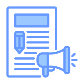 Content Marketing, Marketing, Blogging, Article, Promotion  icon