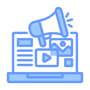 Digital Advertising, Marketing, Campaign, Video, Social Media  icon