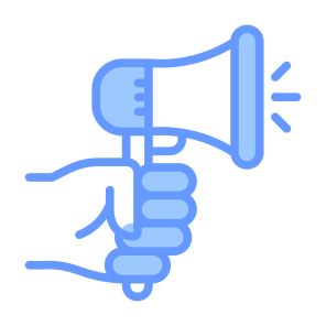 Loudspeaker, Hand, Communications, Loudspeaker, Call To Action icon