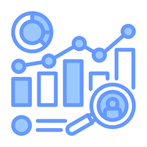Metrics, Chart, Statistics, Marketing, Analysis icon