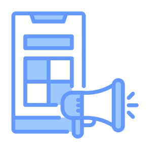 Mobile Marketing, Phone, Marketing, Promotion, Online Advertising icon