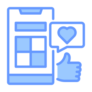 Social Media, Social Network, Smart Phone, Communications, Like icon