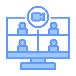 Webinar, Computer, Communications, Online Class, Online Meeting icon