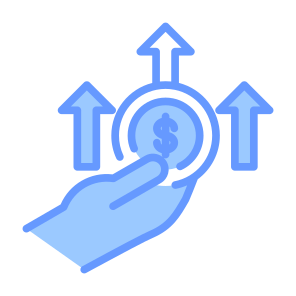 Inflation, Rise, Cost, Value, Increase, Money  icon