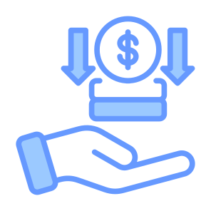 Low Income, Low, Income, Money, Revenue, Down icon