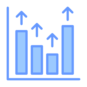 Market Increase, Market, Increase, Stock Market, Growth, Gdp   icon