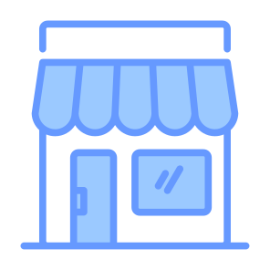Store, Merchant, Shop, Retail, Commerce, Building icon