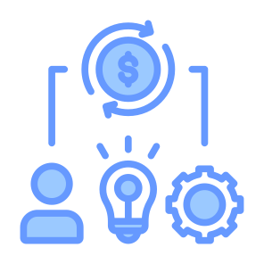 Business Model, Progress, Management, Idea, Modeling icon