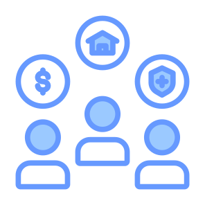 Employee Benefit, House, Insurance, Incentive, Wellness icon