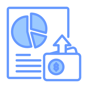 Expense, Money, Allocation, Segmentation, Spend icon