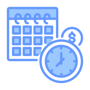 Long Term Debt, Schedule, Payment, Loan, Calendar icon