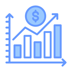 Profitable, Increase, Sales, Investment, Growth icon