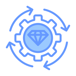 Value, Benefit, Valuable, Optimization, Diamond icon