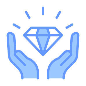 Value Proposition, Asset, Diamond, Wealth, Value icon