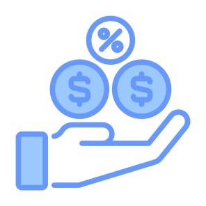 Commission, Compensation, Fee, Charge, Earnings, Percentage icon