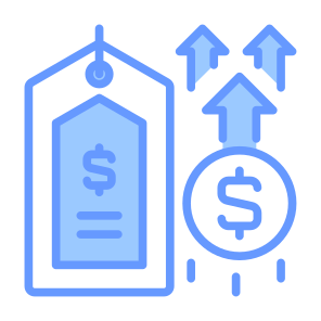Price, Amount, Cost, Rate, Charge, Value icon