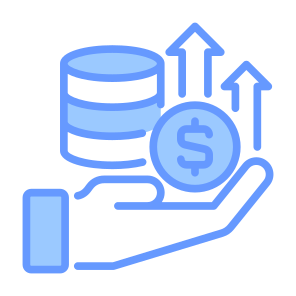 Profit, Income, Gain, Revenue, Earnings, Margin icon