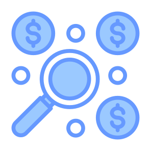 Discover, Find, Money, Vision, Explore, Chance icon