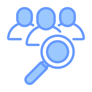 Human Resources, Resources, Management, Talent, Research, Candidate icon