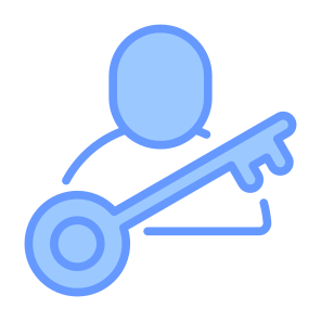 Key Person, Key, Person, User, Leader, Access icon