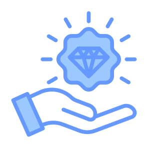 Value Proposition, Asset, Wealth, Management, Diamond, Value icon