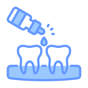 Dental Drops, Dental, Teeth, Tooth, Drops, Dropper, Medication  icon