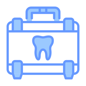 Dental Kit, Dental Care, Emergency, Medicine, Medical Kit, First Aid Kit  icon