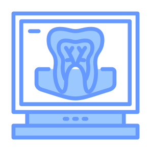 Dental Xray, Tooth, X Ray, Dental, Checkup, Monitor icon
