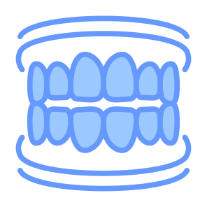 Dentures, Gum, Teeth, Tooth, Dental, Dental Care  icon