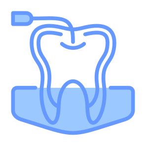 Root Canal, Tooth, Endodontist, Treatment, Dental, Dental Care  icon