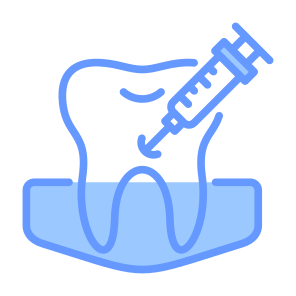 Tooth Anesthetic, Anesthesia, Syringe, Dental Care, Tooth, Injection icon