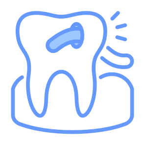 Tooth Worm, Bacteria Tooth, Worm, Tooth, Bacteria, Decay  icon