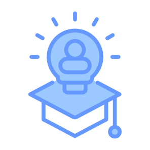 Creativity, Idea, Knowledge, Learning, Innovation icon