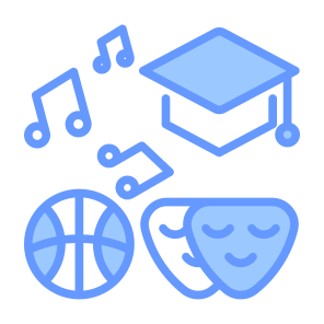 Extracurricular, Music, School, Theater, Hobbies icon