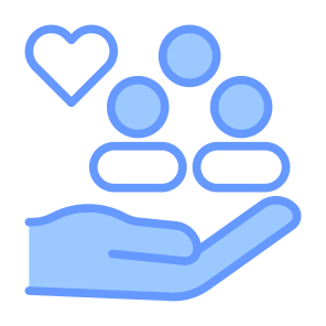 Public Service, People, Support, Community, Empathy icon