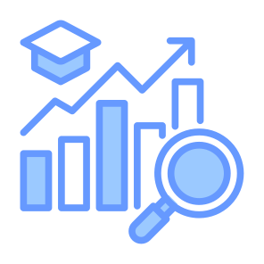 Study, Statistics, Student, Analysis, Academy icon