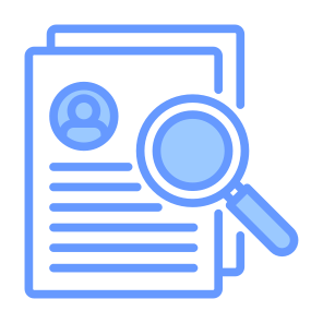 Background Check , Analysis, Employee, Curriculum Vitae, Hiring, Recruitment icon