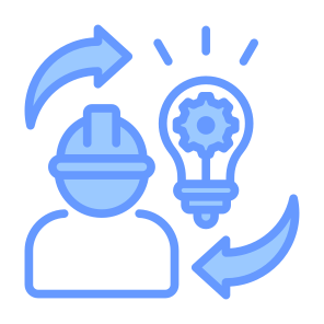 Creative Worker, Creative, Worker, Skill, Smart, Idea icon