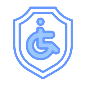 Disability Insurance, Disability, Insurance, Wheelchair, Protection, Healthcare icon