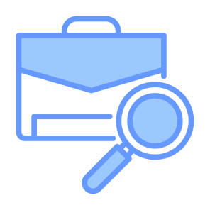 Job Search, Job, Search, Portfolio, Job Seeker, Recruitment icon