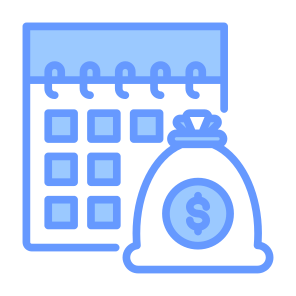 Salary Day, Payday, Payment, Salary, Calendar, Schedule icon