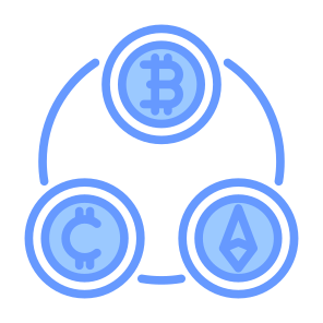 Crypto, Bitcoin, Coin, Ethereum, Currency icon