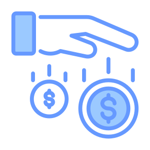 Deposit, Donation, Money, Currency, Cash icon