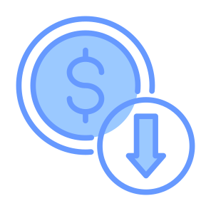 Income Drop, Income, Low Income, Economic Crisis, Low, Bankruptcy, Interest, Business, Finance, Loss  icon