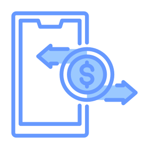 Money Transfer, Money, Transaction, Currency, Online Banking  icon