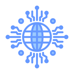 Networking, Technology, Globe, Internet, Digitalization  icon
