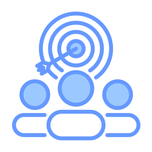 Strategy, Target Audience, Advertising, Promotion, Customer, User, Marketing icon