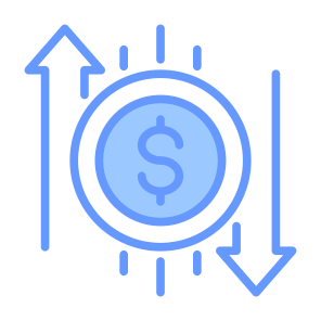 Transfer, Transaction, Currency, Money, Dollar  icon