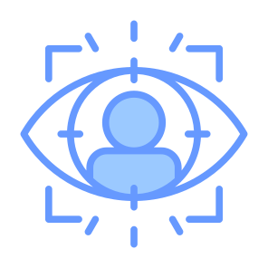 Eye, Tracking, Sensor, Technology, Virtual Reality icon